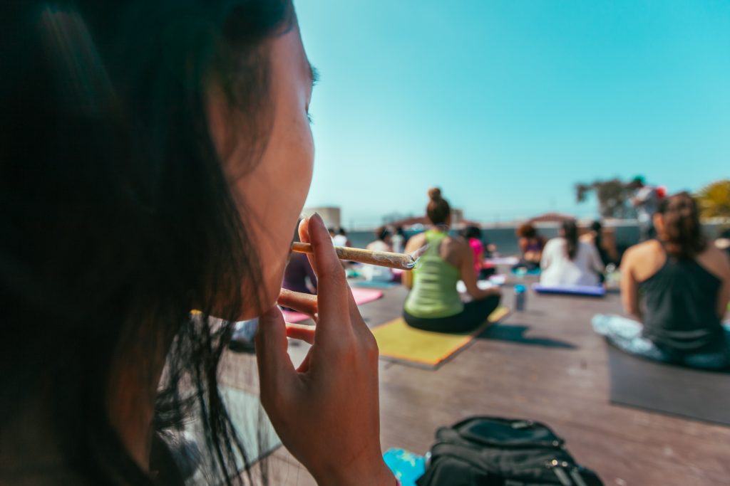 yoga cannabis class
